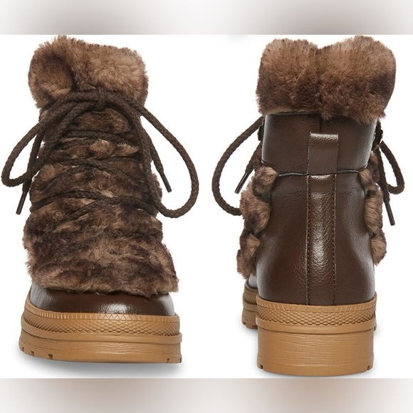 Steve Madden Dione Faux Fur Boot (Women) Sz 7.5 - Picture 4 of 12